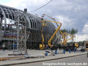 Alurechteckrohr gebogen